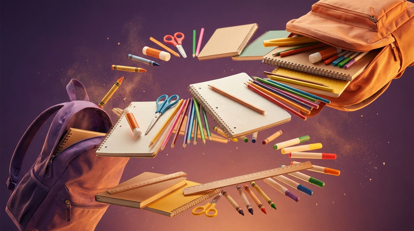 Material escolar para la vuelta al cole en Castellón