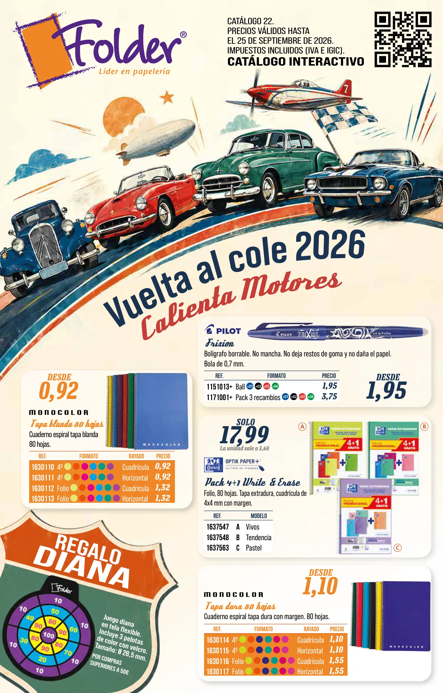 Catálogo escolar Folder