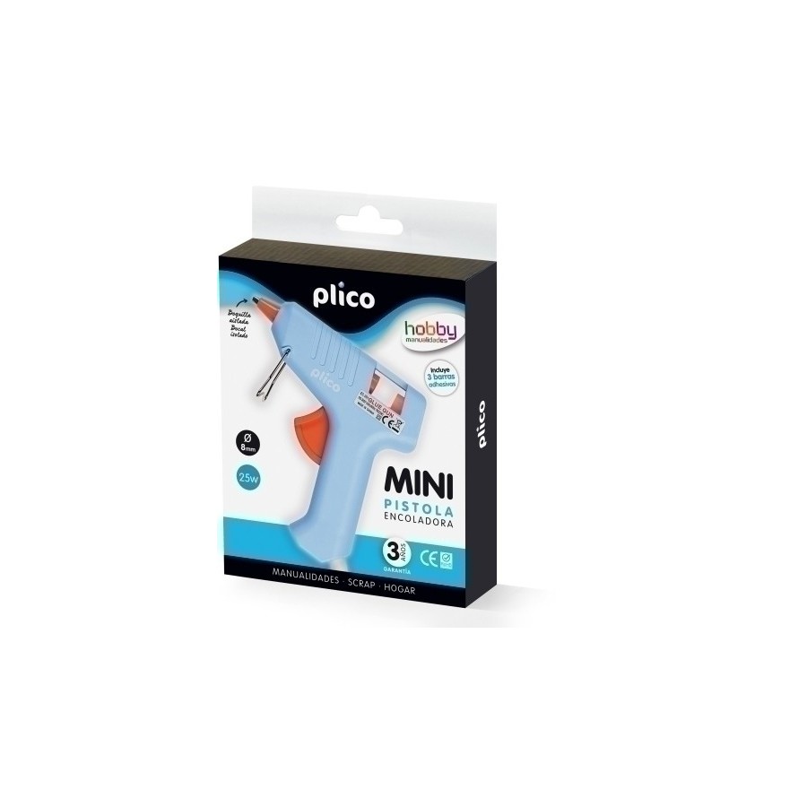 PISTOLA COLA TERMOFUSIBLE PLICO MINI