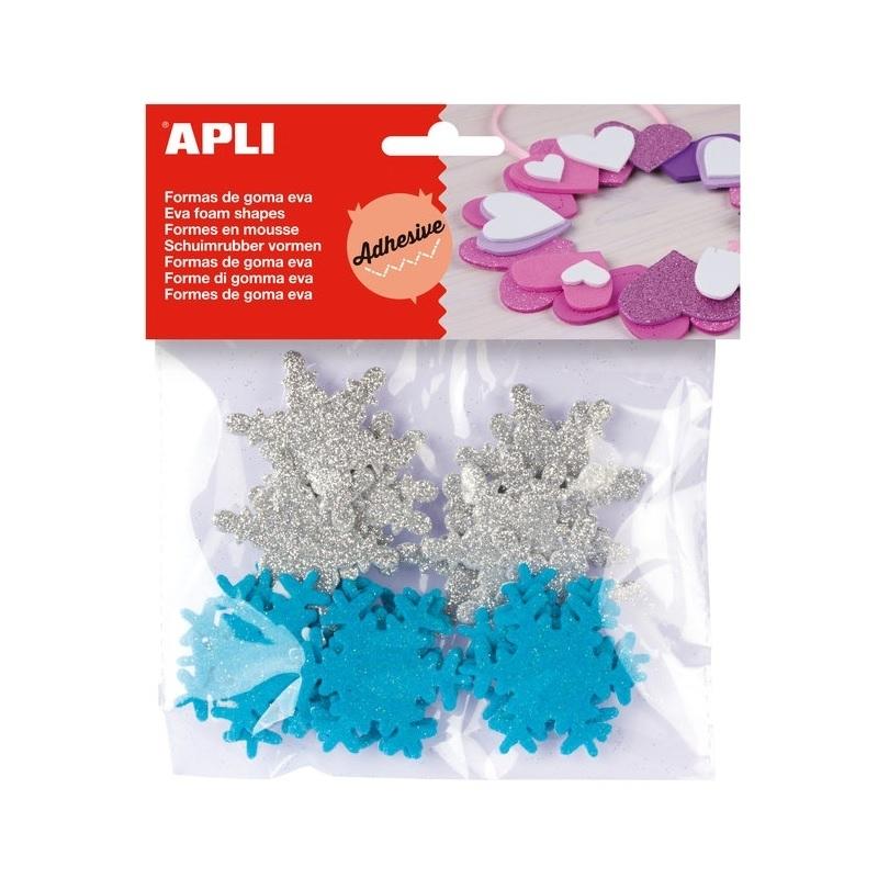 GOMA EVA APLI F.ADH.PURP.COPO NIEVE B/22