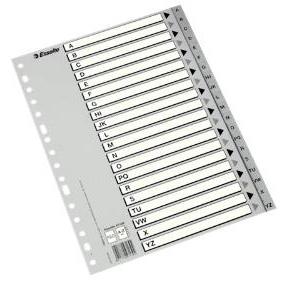 INDICE ESSELTE PP ALF.A4 20 ps.