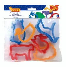MOLDES JOVI BOLSA ANIMALES GRANJA 6 UD.