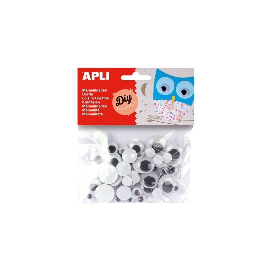 OJOS MOVILES APLI REDO. NEGRO B/75