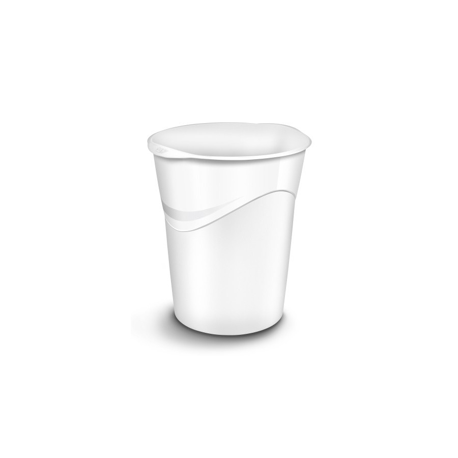 PAPELERA PLAST. CERRADA CEP GLOSS BLANCO