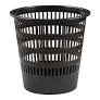 PAPELERA REJILLA FAIBO 16 L NEGRA