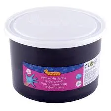 PINTURA DEDOS JOVI 500 ml NEGRO