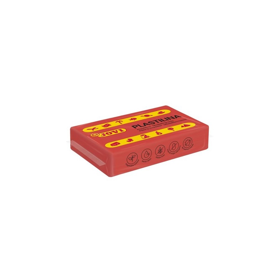 PLASTILINA JOVI 70 PAST. ROJA C/30