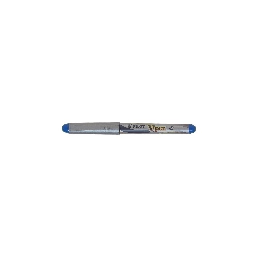 PLUMA PILOT V-PEN SILVER tinta AZUL