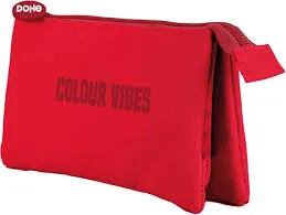 PORTATODO DOHE COLOUR VIBES TRIPLE ROJO