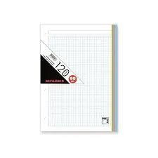 RECAMBIO PACSA A4 120h 4 TAL. 5 COL. BAN