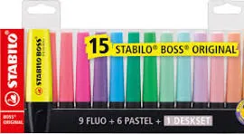 ROTUL.FLUOR STAB.BOSS 70 ESTUCHE 15