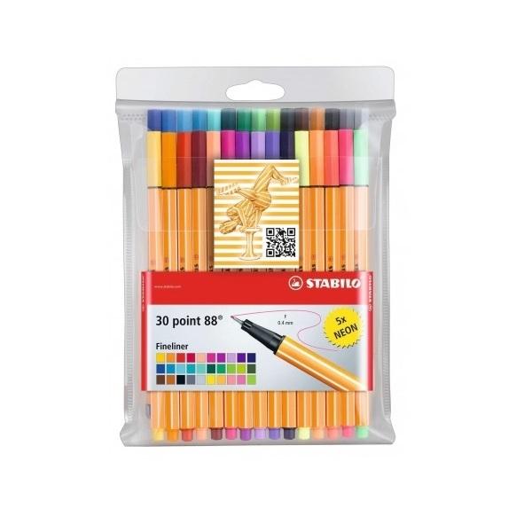 ROTUL.STABILO POINT 88 ESTUCHE 25+5