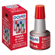 TINTA PARA TAMPON MTL 30 ML ROJA