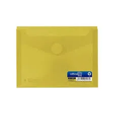 dossier sobre tarjeta amarillo