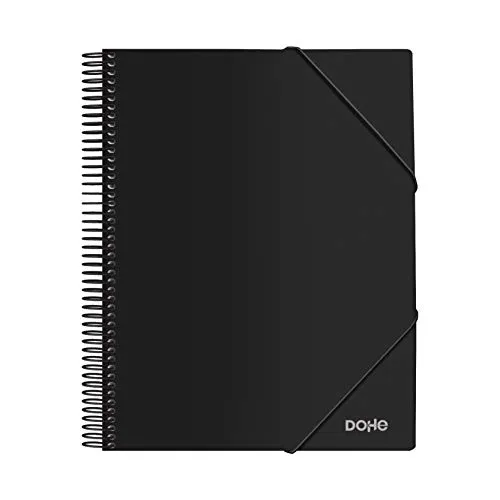 CARPETA DOHE 30 FUNDAS ESPIRAL EXTRA negro