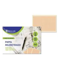 PACK 10 HOJAS PAPEL MILIMETRADO A/4