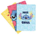 PACK DE 3 CUADERNOS DISNEY STITCH TROPICAL