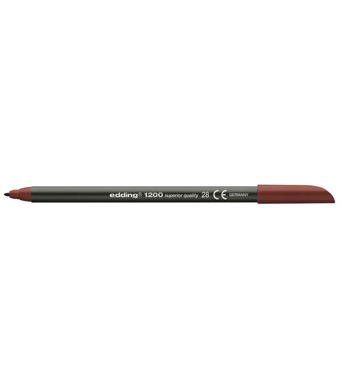 Rotulador Edding 1200 rojo inglés