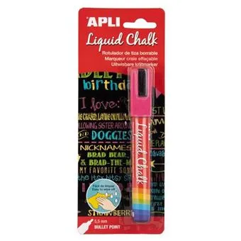 LIQUID CHALK PUNTA REDONDA 5,5MM ROSA