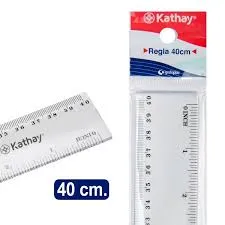 REGLA PLASTICO 40CM KATHAY