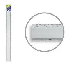 REGLA 30 CM METALICA BISMARK
