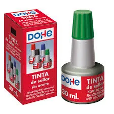 TINTA PARA TAMPÓN MTL 30 M VERDE
