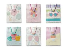 BOLSA DE PAPEL CON ASAS CUMPLEAÑOS