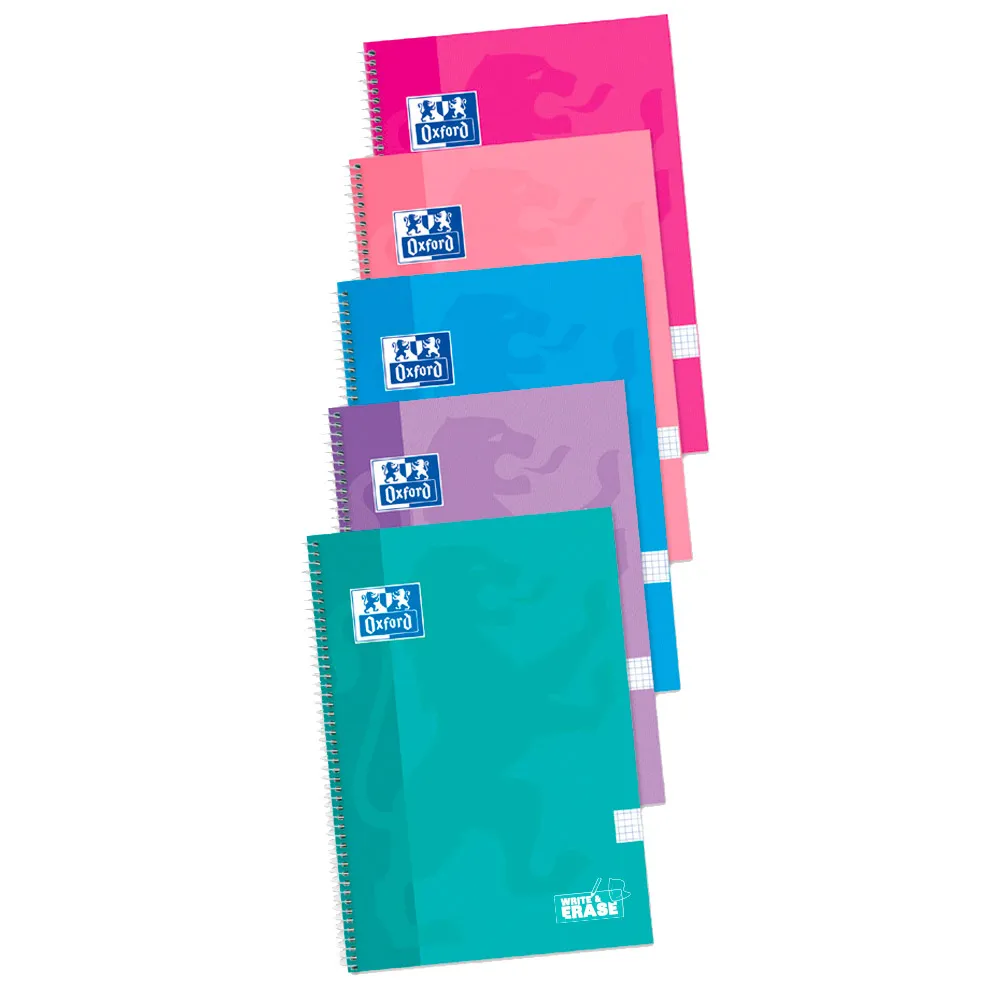 Cuadernos T.Extraduras Write&Erase Fº 80H.4X4 Surtido Pastel  Optikpaper+