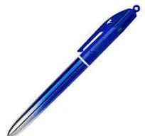 BOLIGRAFO BIC 4 COLORES SMOOTH SURTIDOS azul