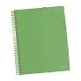 CARPETA DE 20 FUNDAS ESPIRAL EXTRA verde