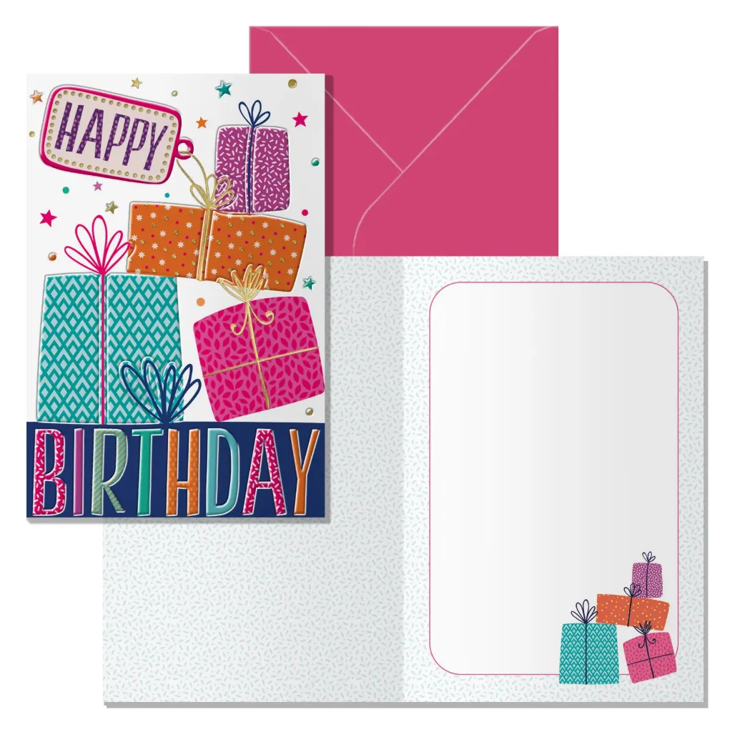 Tarjeta cumpleaños Happy birthday