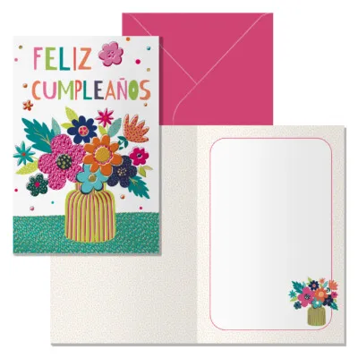 Tarjeta cumpleaños Feliz cumpleaños