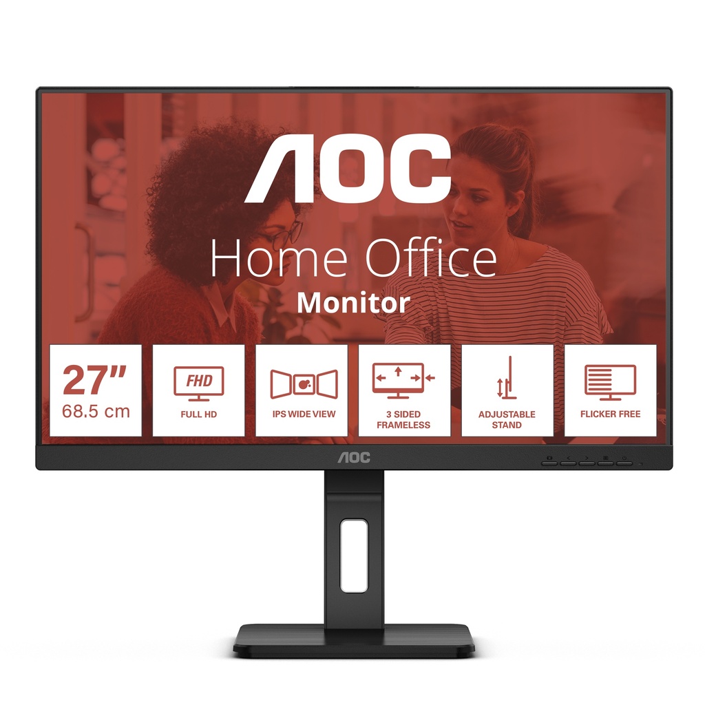 AOC Monitor 27" LED IPS FullHD 1080p 75Hz