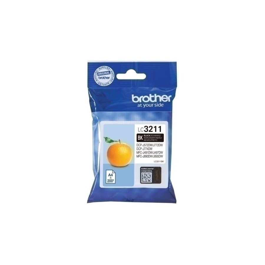 CART.IJ. BROTHER LC-3211BK NEGRO