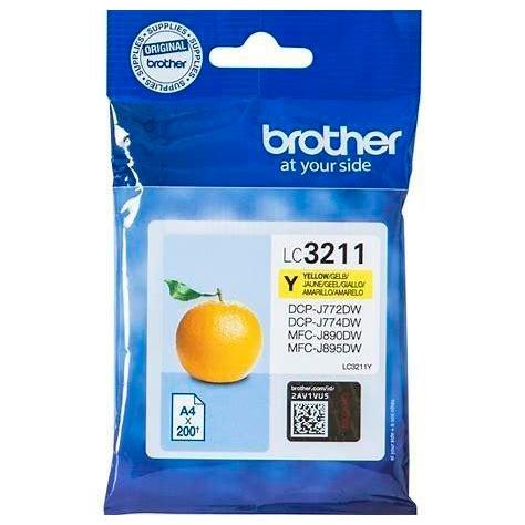 CART.IJ. BROTHER LC-3211Y AMARILLO