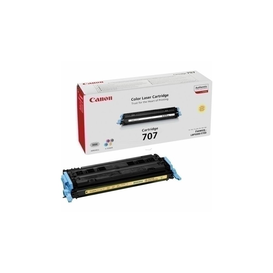 TONER CANON CRG707Y AMARILLO (2.000 PÁG.