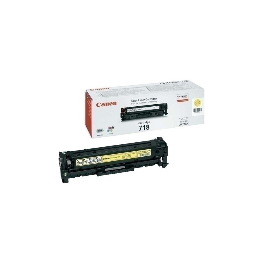 TONER CANON 718Y AMARILLO 2.900 PAG