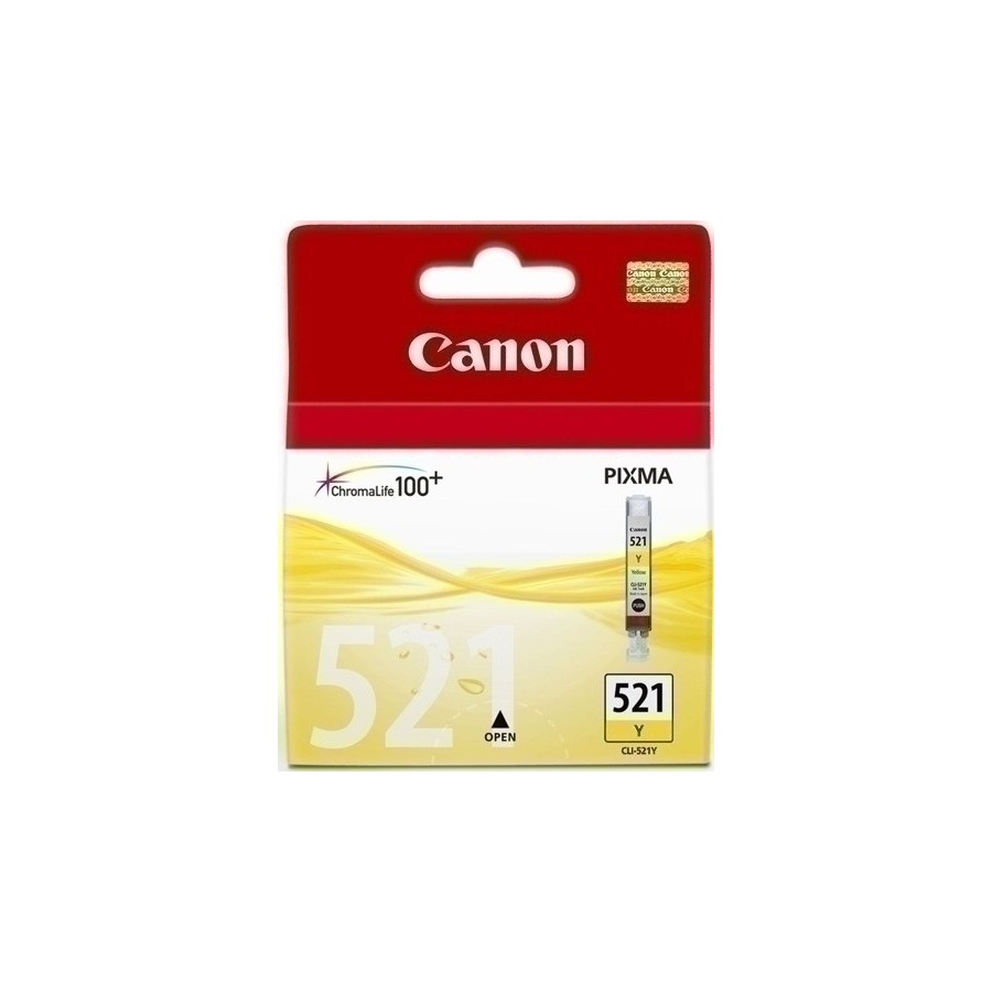 CART.IJ.CANON CLI-521Y AMARILLO