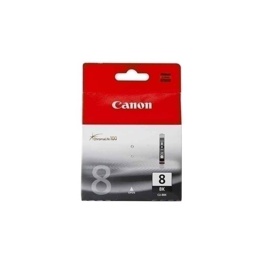 CART.IJ.CANON CLI8BK DEP.TINT.NEGRA