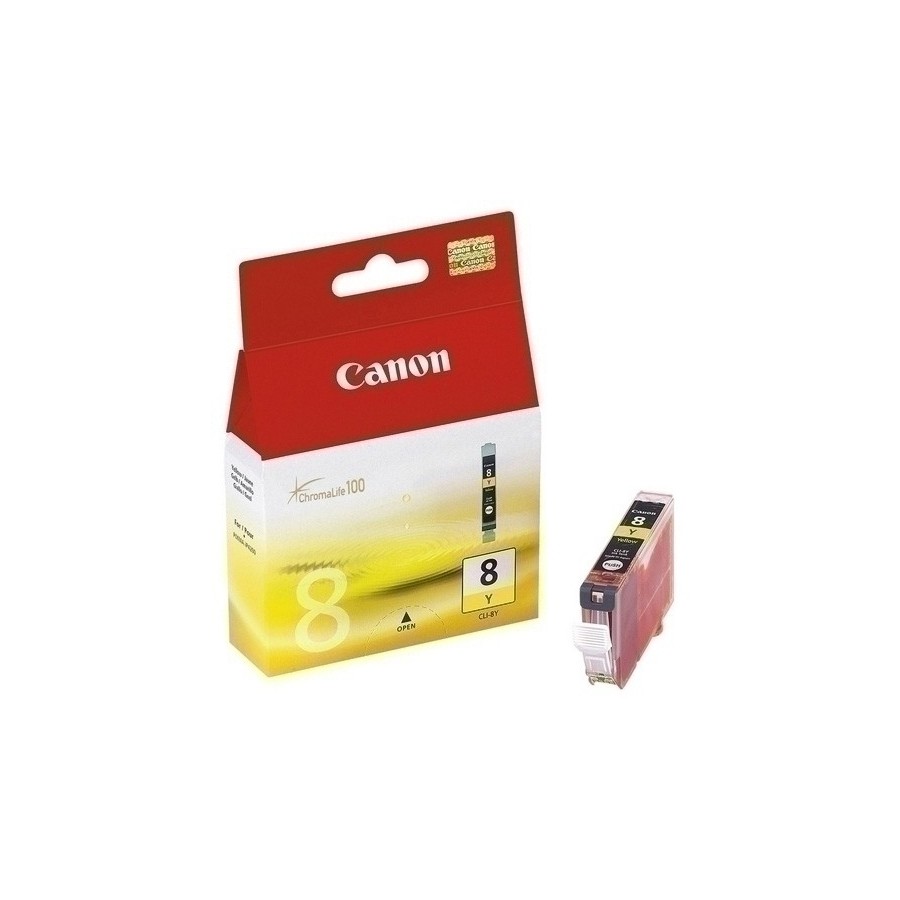CART.IJ.CANON CLI8Y DEP.TINT.AMARILLA