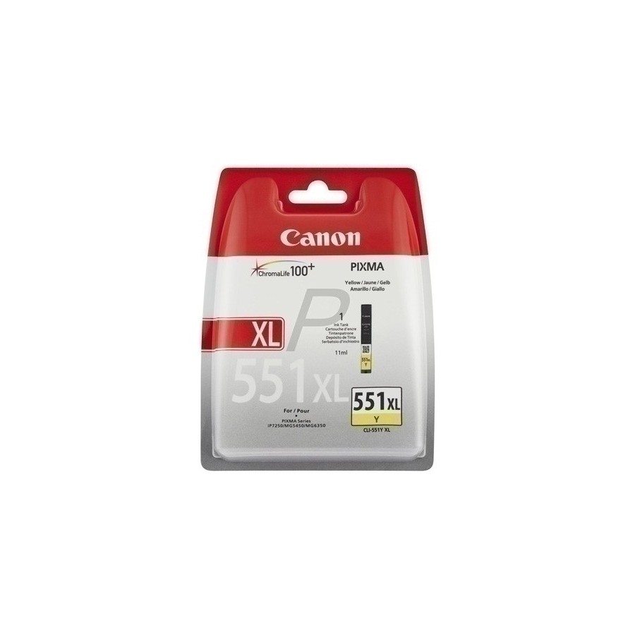 CART.IJ.CANON CLI-551XL AMARILLO