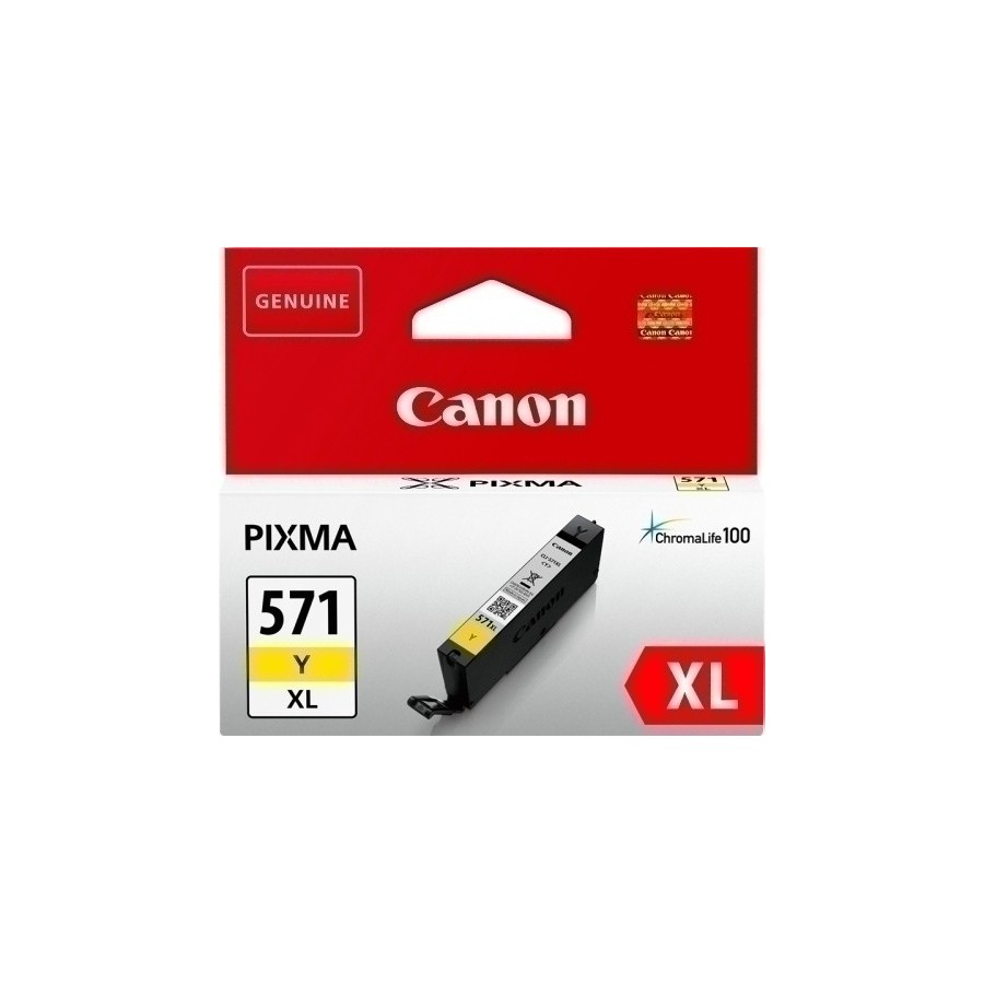 CART.IJ.CANON CLI-571YXL AMARILLO
