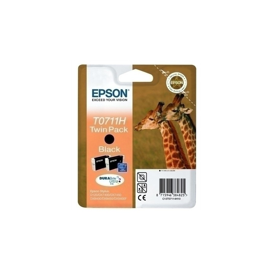 CART.IJ.EPSON T07114H NEGRO PACK 2