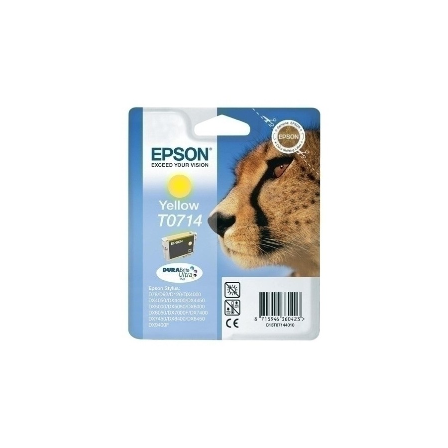 CART.IJ.EPSON T071440 D78/92/120 AMARILL