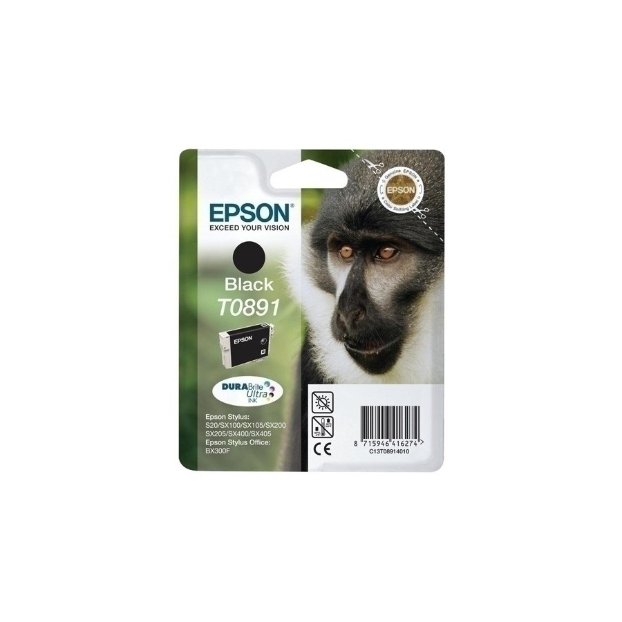 CART.IJ.EPSON T089140 S20 NEGRO