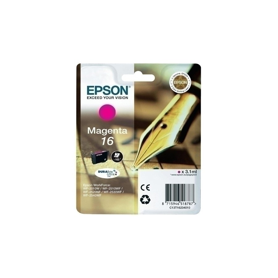 CART.IJ.EPSON T162340 Nº16 MAGENTA