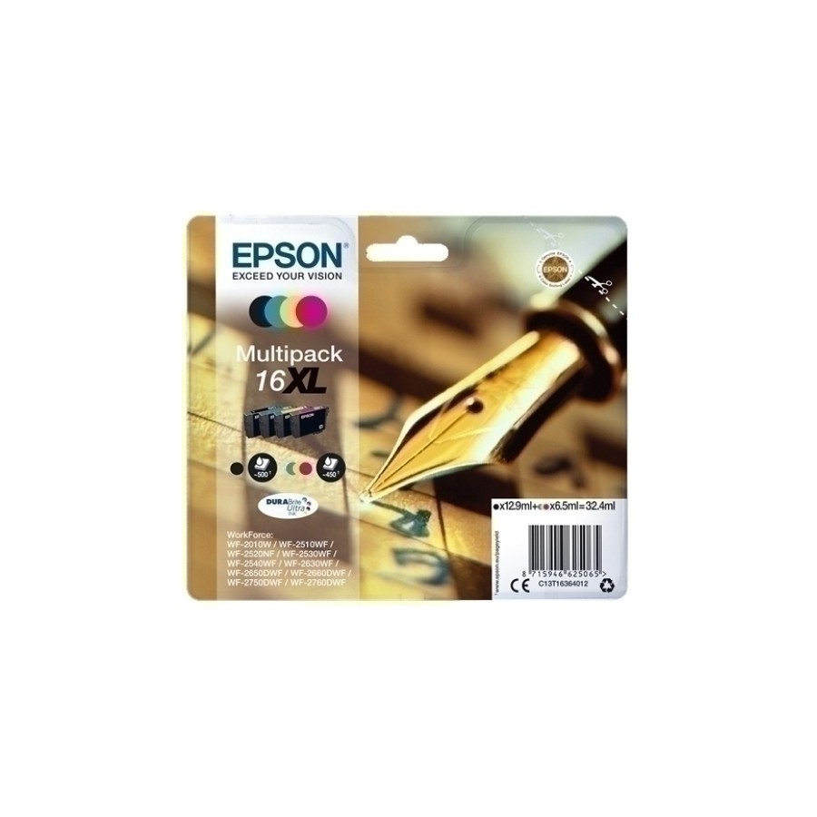 CART.IJ.EPSON T163640 Nº16XL MULTIPACK