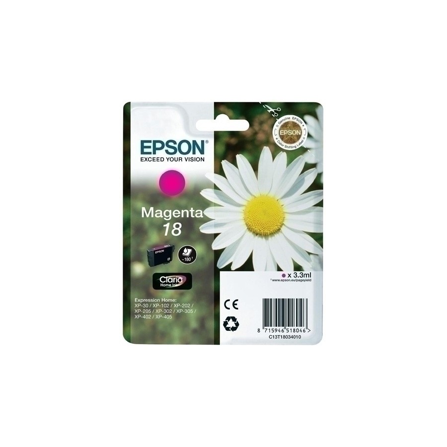 CART.IJ.EPSON T180340 Nº18 MAGENTA