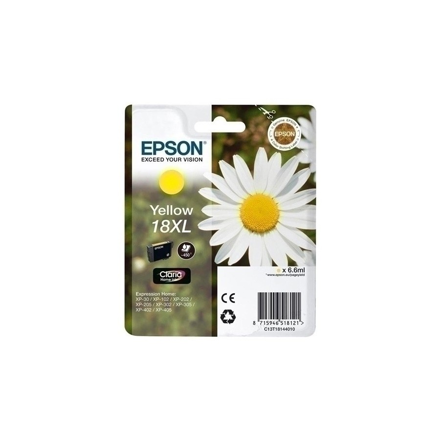 CART.IJ.EPSON T181440 18XL AMARILLO