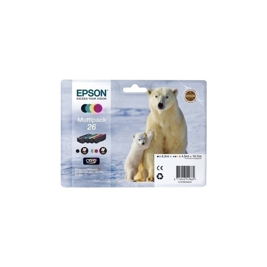 CART.IJ.EPSON T261640 Nº26 MULTIPACK